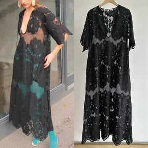 Mr. Larkin Lola Black Lace Dress